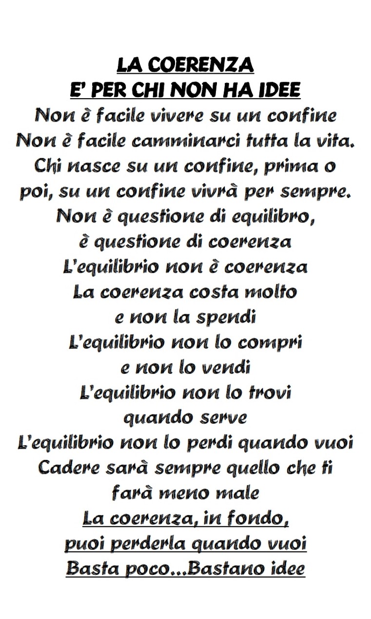 FELPA FELPATA "LA COERENZA E' PER CHI NON HA IDEE" - immagine 3
