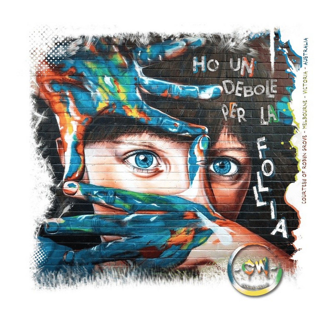 FELPA SGARZATA "HO UN DEBOLE PER LA FOLLIA" - immagine 3
