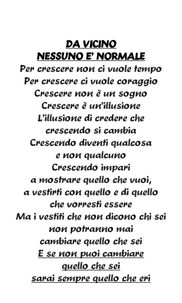 FELPA SGARZATA "DA VICINO NESSUNO E' NORMALE" - immagine 4